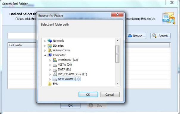 Kernel for EML to PST software