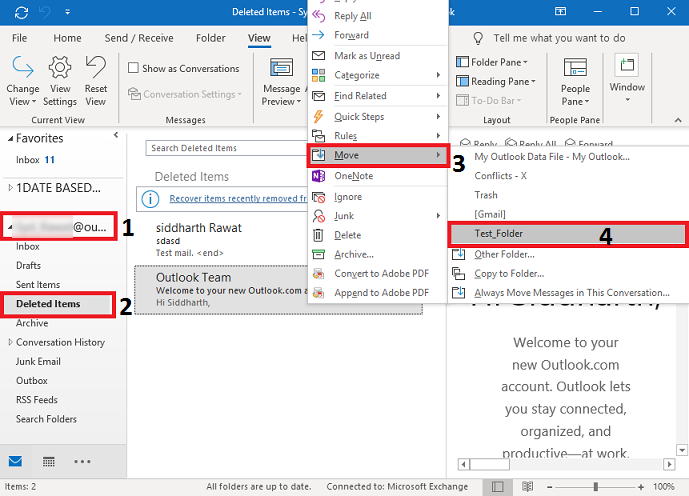 Recover 'Deleted Items Folder' Emails From Outlook | Knowledge Base Articles & Resources