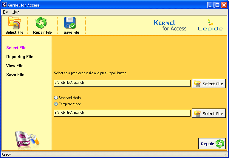 The user will be prompted to browse