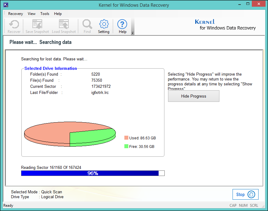 Searching data