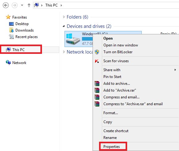 Open This PC or My Computer