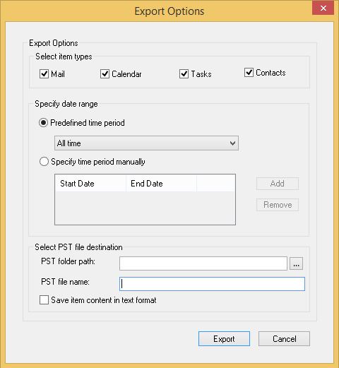 multiple filter options