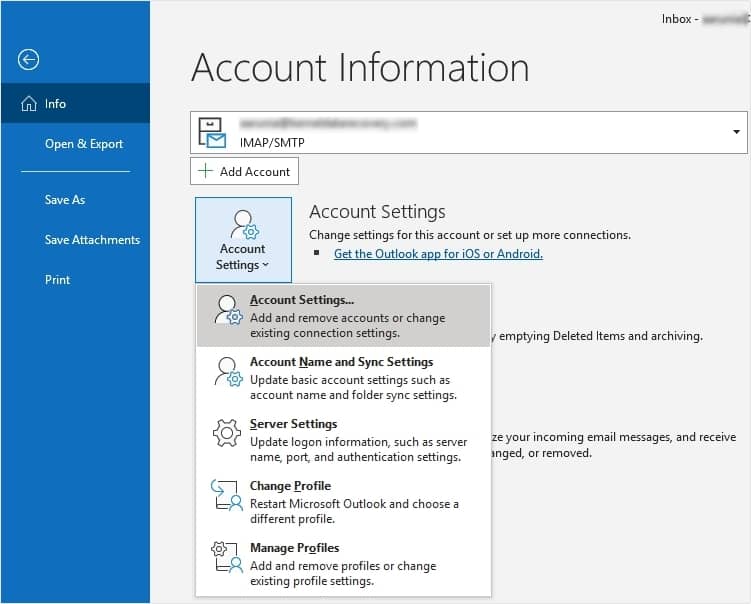 Open Outlook