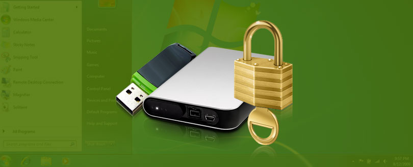 BitLocker to go encrypts portable flash drives in Windows 7