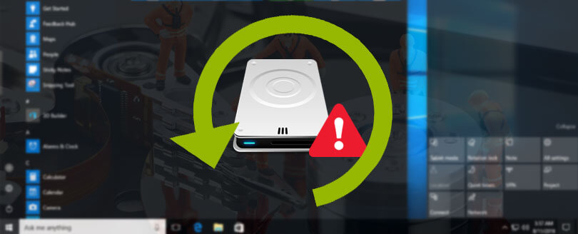 Recover Windows data from hard disk error