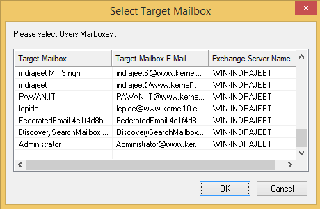 Select the number of mailboxes