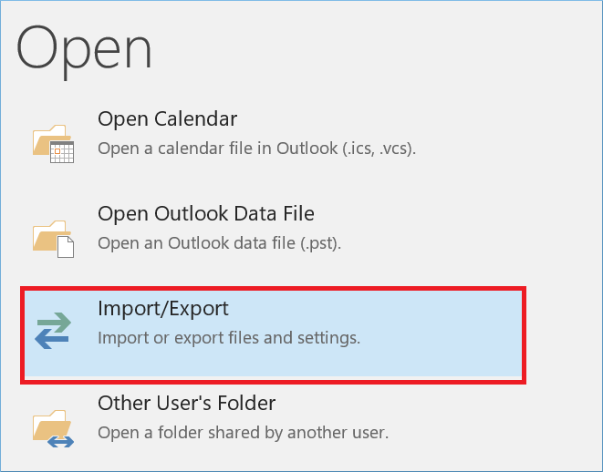 Import and Export