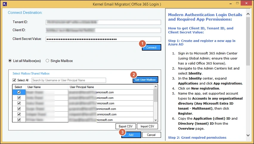 add user mailbox