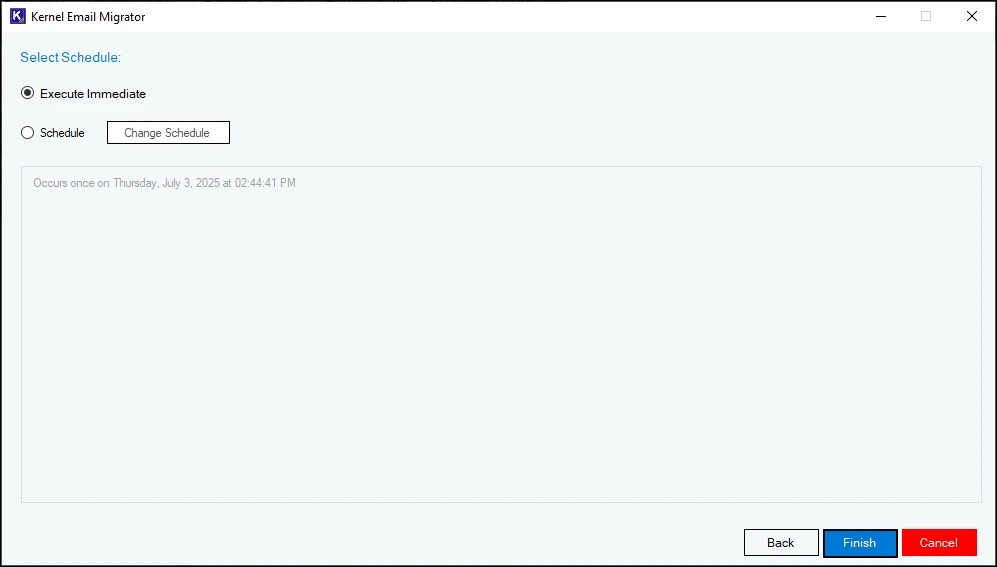 start migration