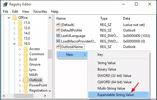 Registry Editor
