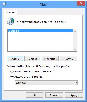click the Add button