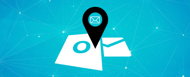 How can you change the location of OST file in Outlook?