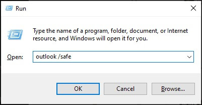 Use Outlook in safe mode