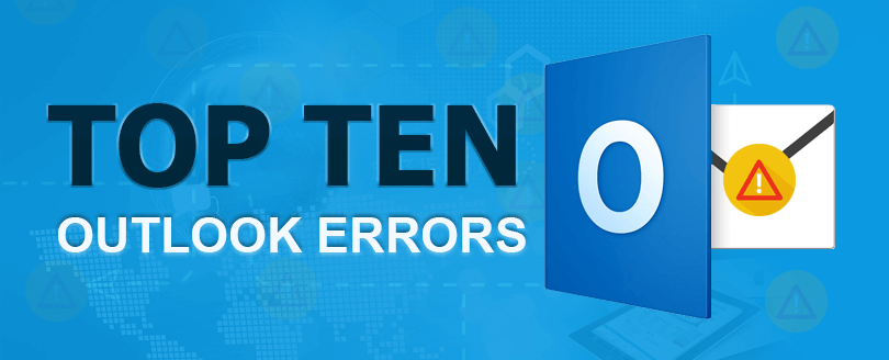 top 10 outlook errors