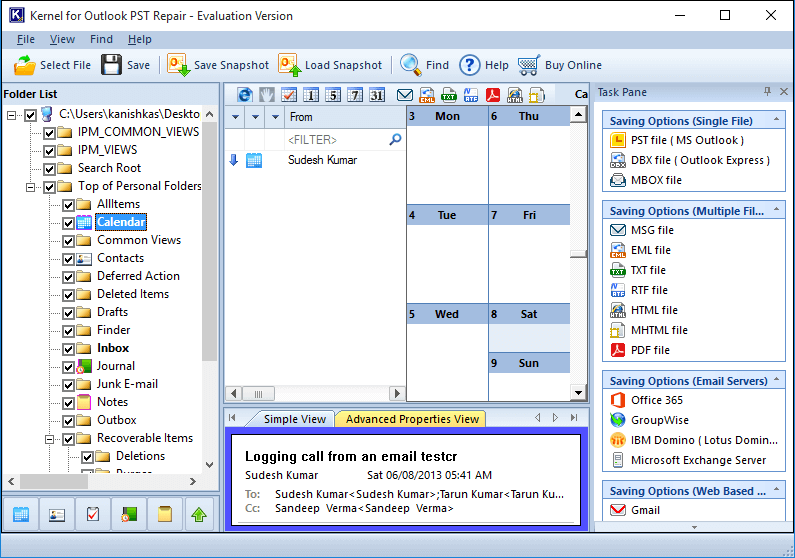 Kernel for Outlook PST Repair