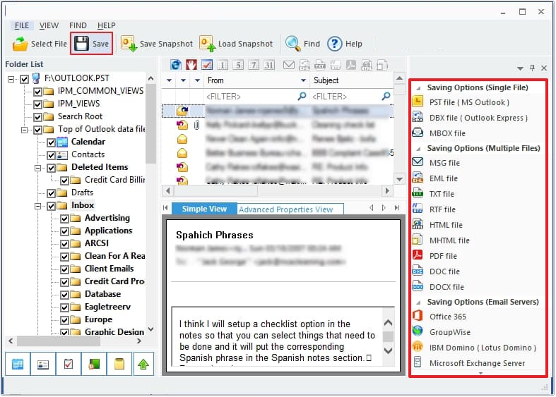 outlook PST Converter Tool