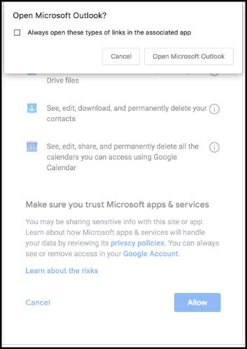 Open Microsoft Outlook