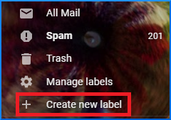 Create new lable
