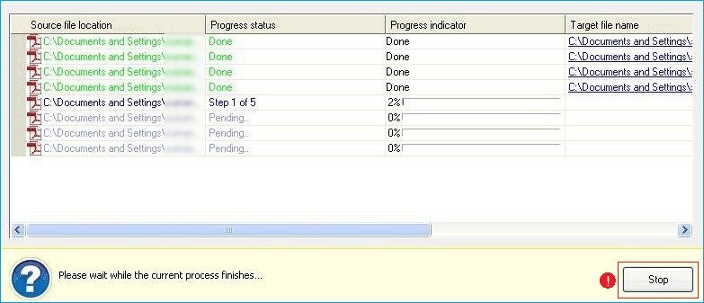 Wait to finish repair process