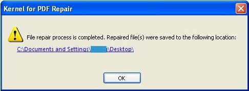Repair PDF files accurately