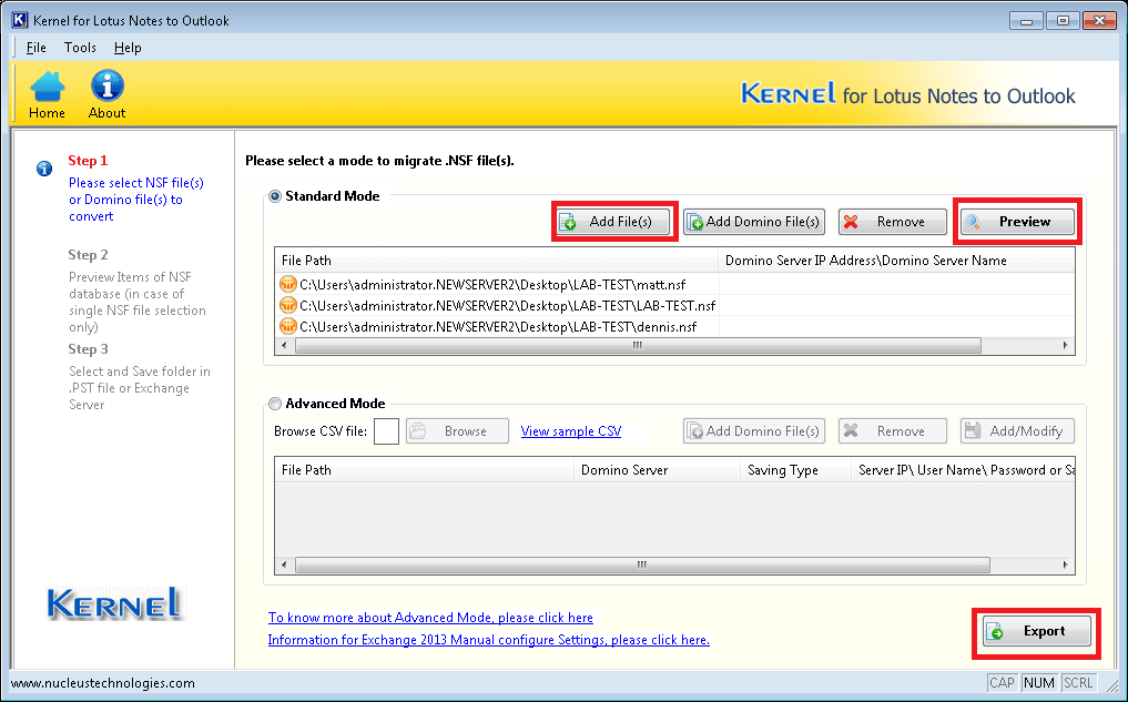 freeware convert nsf to pst