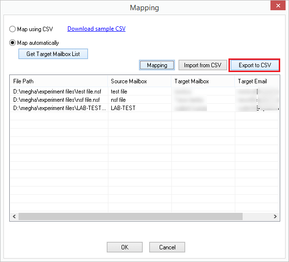 Mapping NSF and Office 365 done