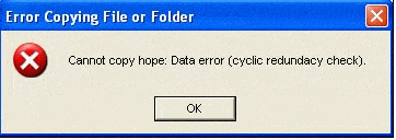 Ever encountered a condition while copying a file