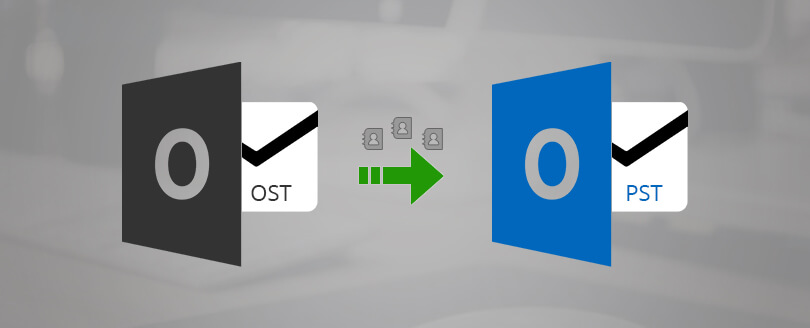 Two simple methods to export contacts from OST to PST