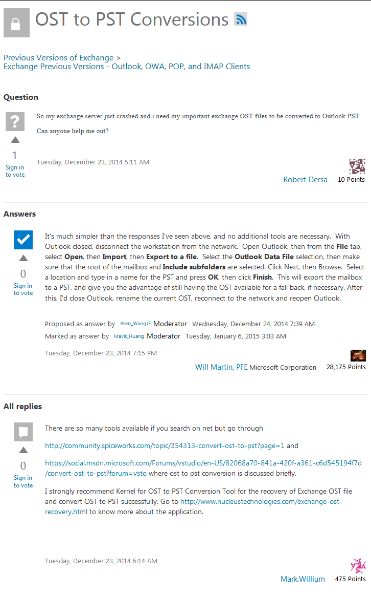 TechNet Expert Reviews