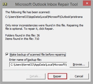 click repair