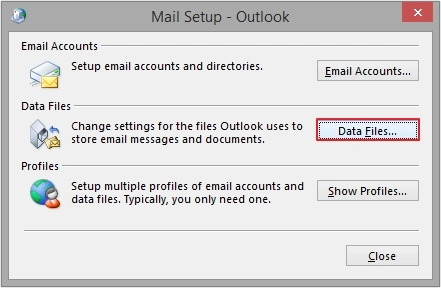 click data files