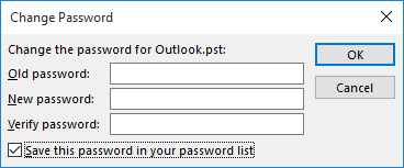 create a new password