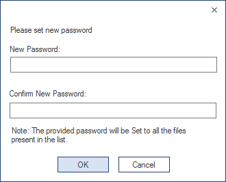 Set a new password