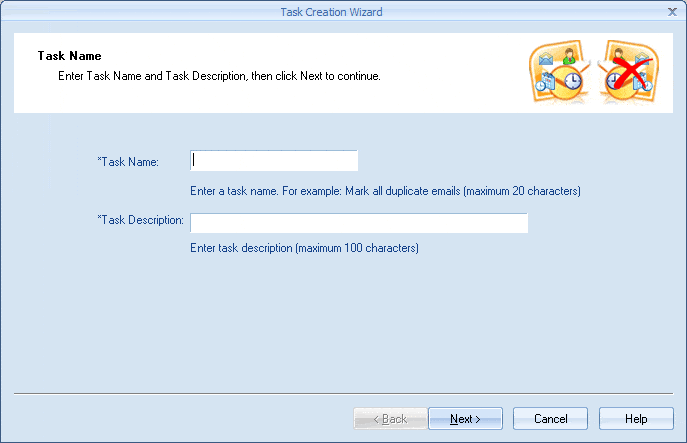 Task Creation Wizard