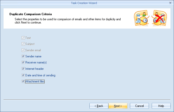 selecting the properties