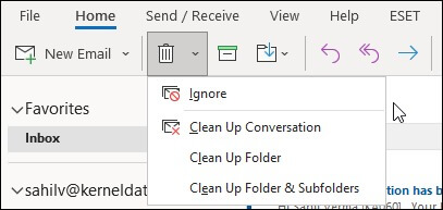 Clean up the inbox