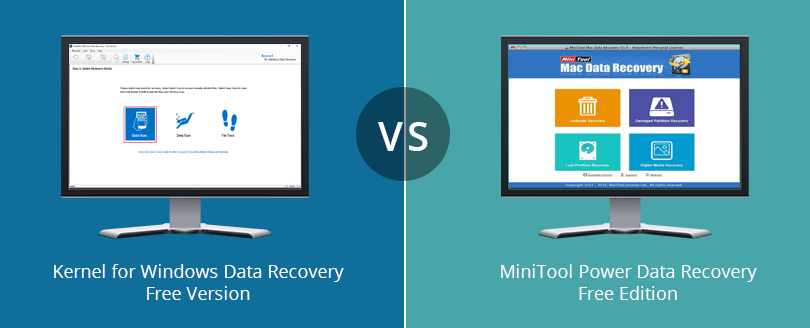 How is Kernel for Windows Data Recovery Free Version Better than MiniTool Power Data Recovery?