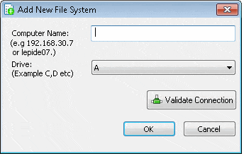 New File System will display
