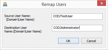 Add source user name and destination user name