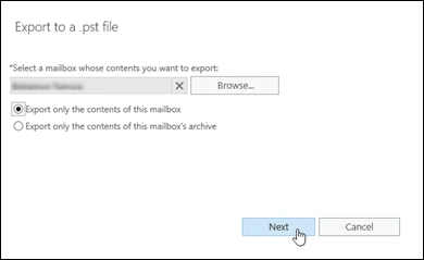 export pst