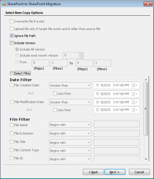 Upload file