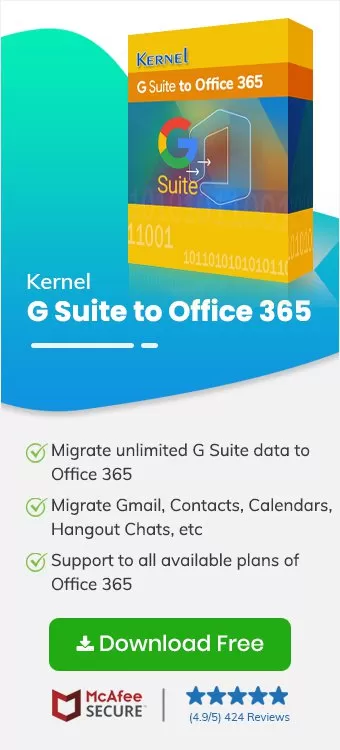 Kernel G Suite to Office 365