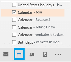 shared mailbox calendar