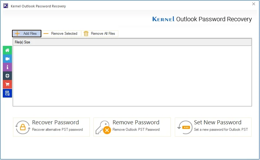 Open it and click on Add Files option