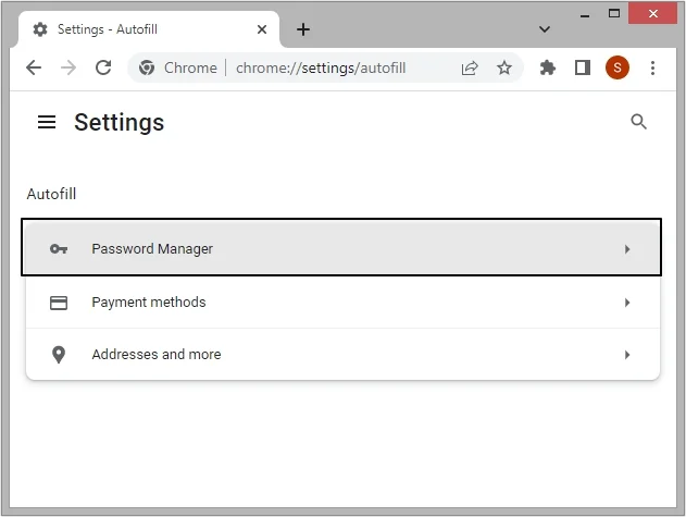 Open Google Chrome, then go to Settings 