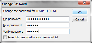 password is changed