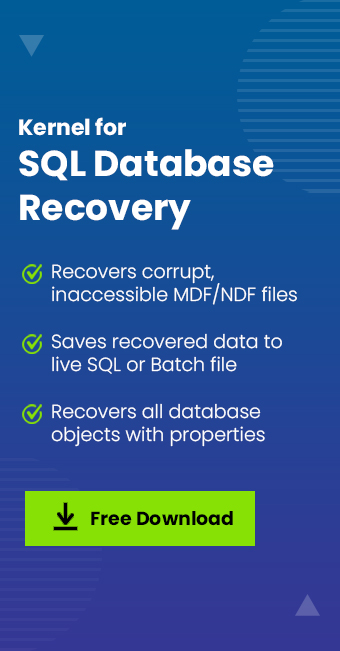 Kernel for SQL Database Recovery