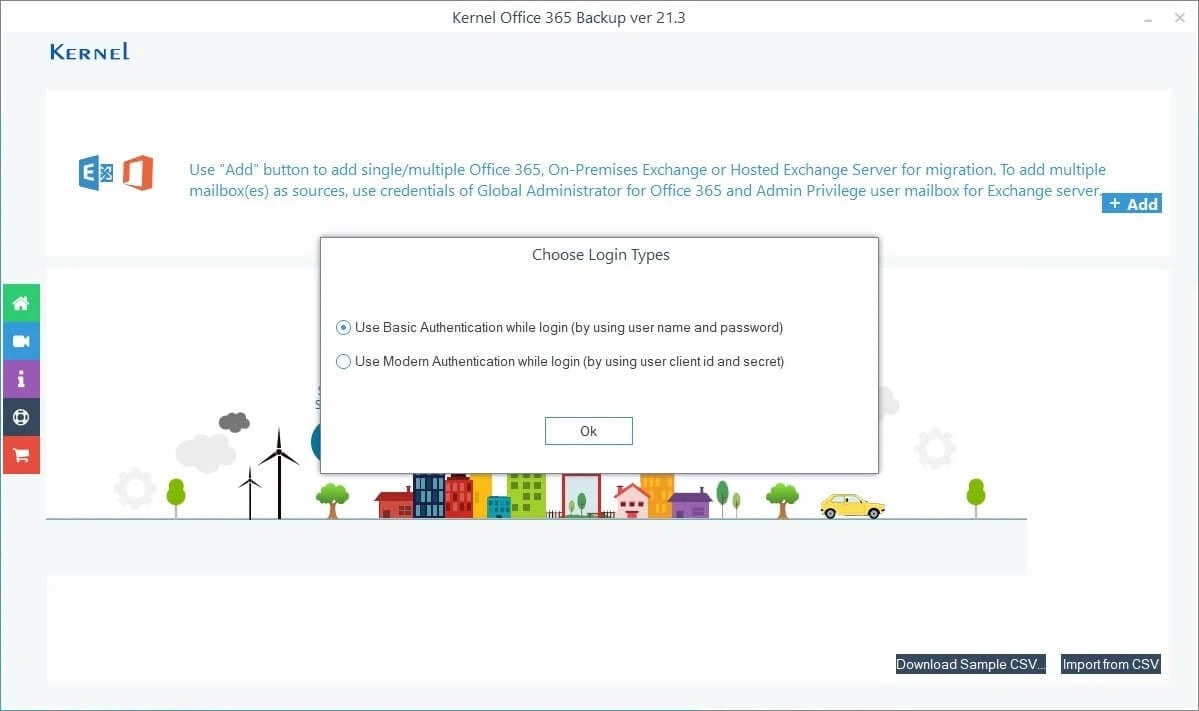 Choose Use Basic Authentication