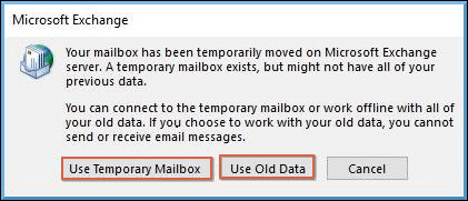 Use the temporary mailbox to send and receive emails