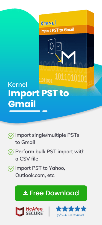 Kernel Import PST to Gmail